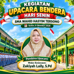 Colorful School Flag Ceremony Banner