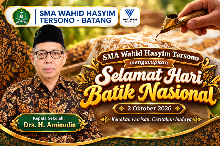 SMA Wahid Hasyim Celebrates National Batik Day