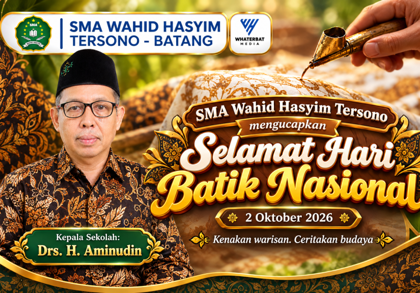 SMA Wahid Hasyim Celebrates National Batik Day